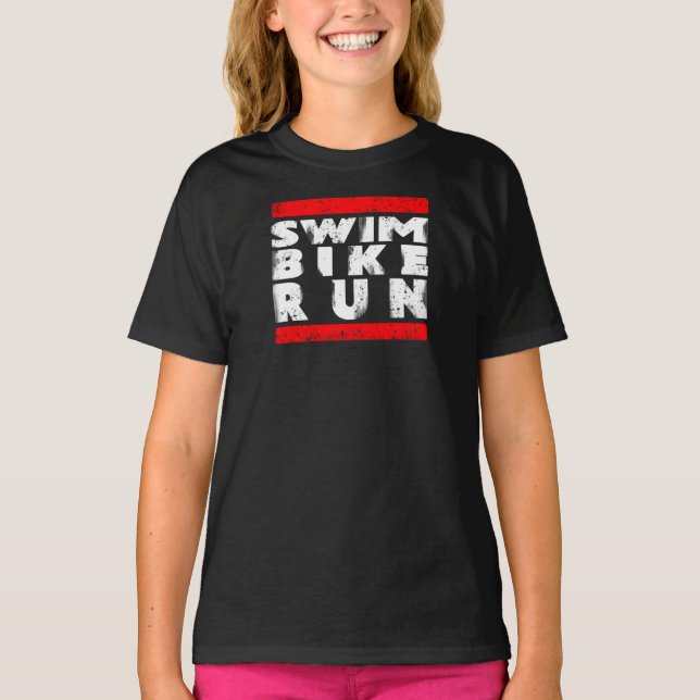 CAMISETA NATAÇÃO BIKE RUN  (Frente)