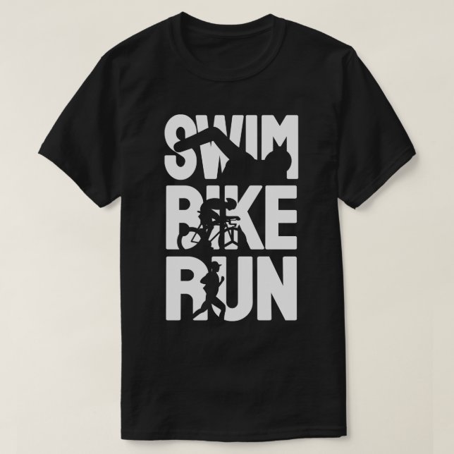 Camiseta Natação Bike Run (Frente do Design)