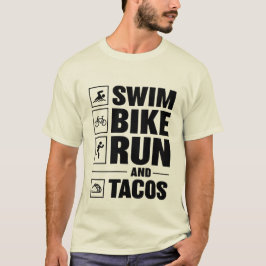 Camiseta Natação Bike Run & Tacos