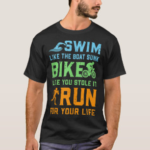 Camiseta Natação Bike Run - Triathlete Triathlon Competitio