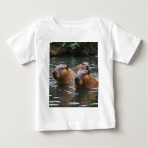 Camiseta Natação dos capivaras no rio,