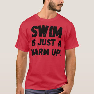 Camiseta Natação é apenas um preto quente