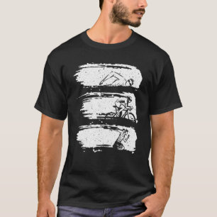 Camiseta Natação Engraçado Triathlon Run Design Men Tri