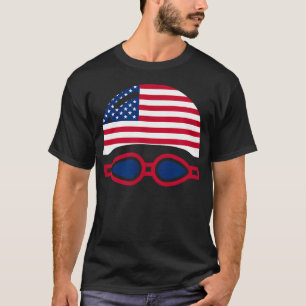 Camiseta Natação EUA Natação EUA Verão 2024