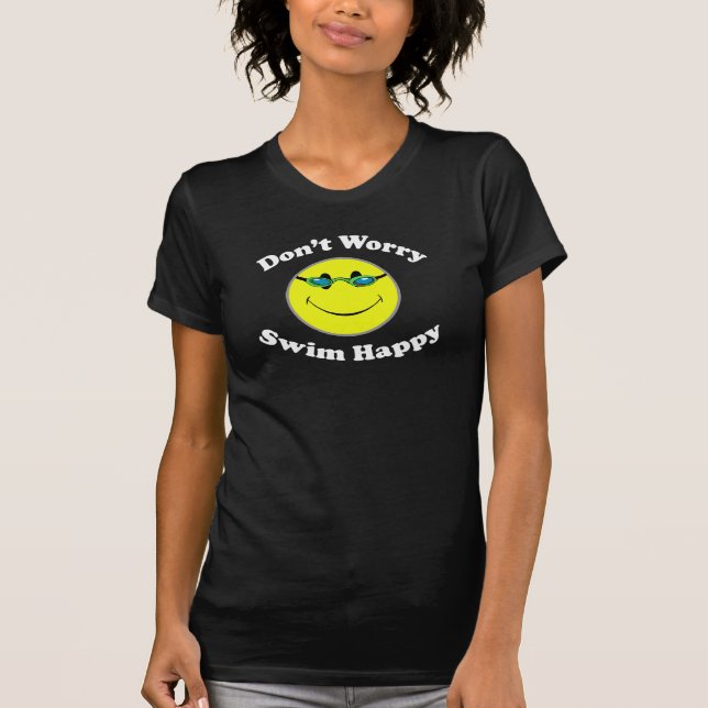 Camiseta Natação feliz (Frente)