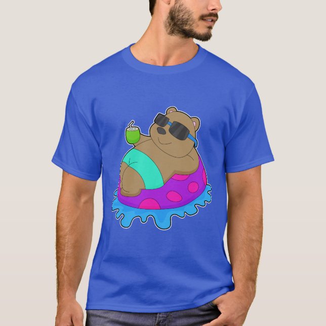 Camiseta Natação Fluxos Infláveis Verão (Frente)