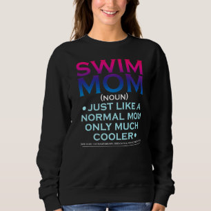 Camiseta Natação Mãe Como Uma Mãe Normal Só É Muito Mais Fr