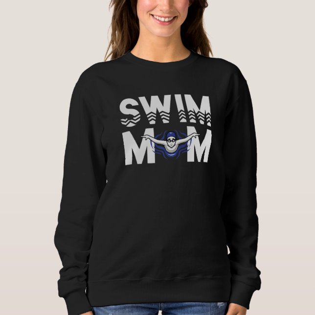 Camiseta Natação Mãe Nadadores Mães (Frente)