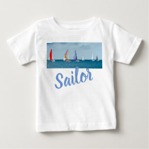 Camiseta Natação Marinha Pacífica do Barco, Destino do Dest
