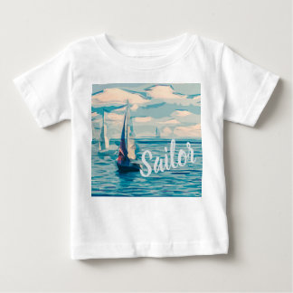 Camiseta Natação Marinha Pacífica do Barco, Destino do Dest