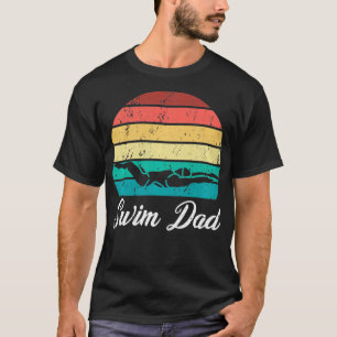 Camiseta Natação Pai Engraçado Nadação Dia de os pais Espor