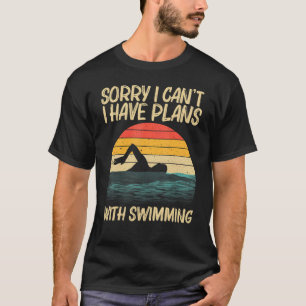 Camiseta Natação para Homens Nadadores Piscina Nadadora