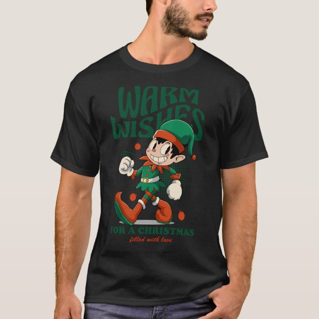 Camiseta Natais com Desejos Quentes (Frente)