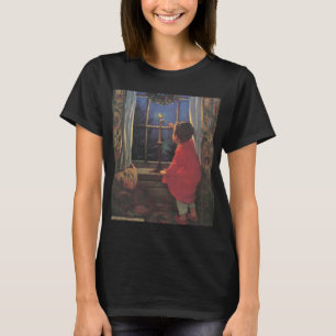 Camiseta Natais vintages Eve por Jessie Willcox Smith