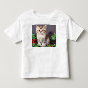 Camiseta Natais vintages Kitten e Holly