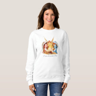 Camiseta NATAIS VINTAGES Natividade Cena Angel Christian