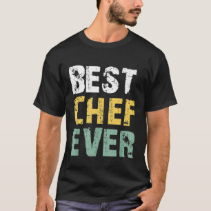 Camiseta Natais vintages Retro do Melhor Chef de Cozinhar