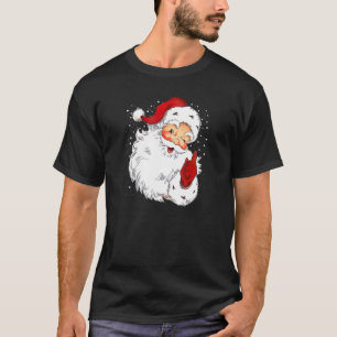 Camiseta Natais vintages Retro Santa Claus Santo Nick Fat