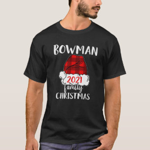 Camiseta Natal 2021 Bowman Matching Pajama Santa Hat