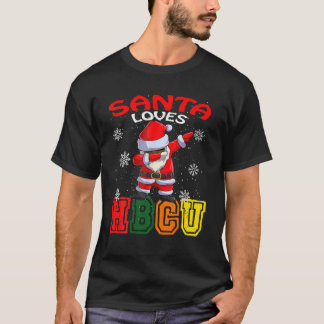 Camiseta Natal 2021 do Pai Natal Africano HBCU