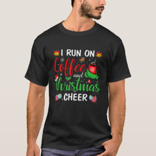 Camiseta Natal 2021 Homens Mulheres Eu Dirigo No Café E Chr