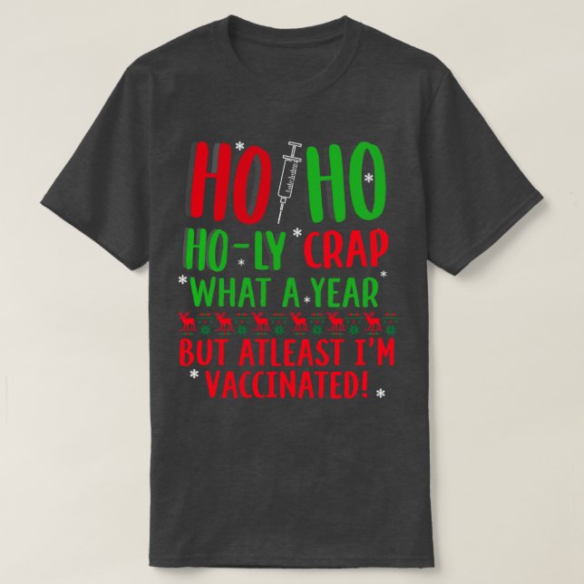 Camiseta Natal 2021 Vacinado (Frente do Design)