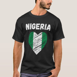 Camiseta Natal 2022 - Bandeira da Nigéria Souvenir