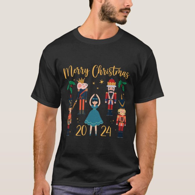 Camiseta Natal 2024 - Clara E Balé Nutcracker Pajama (Frente)