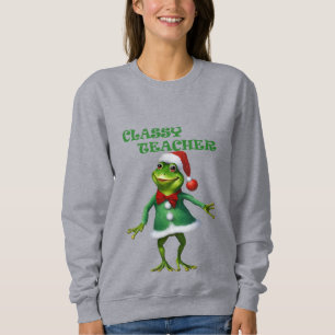 Camiseta natal,23, sapo, professor, IA gerada