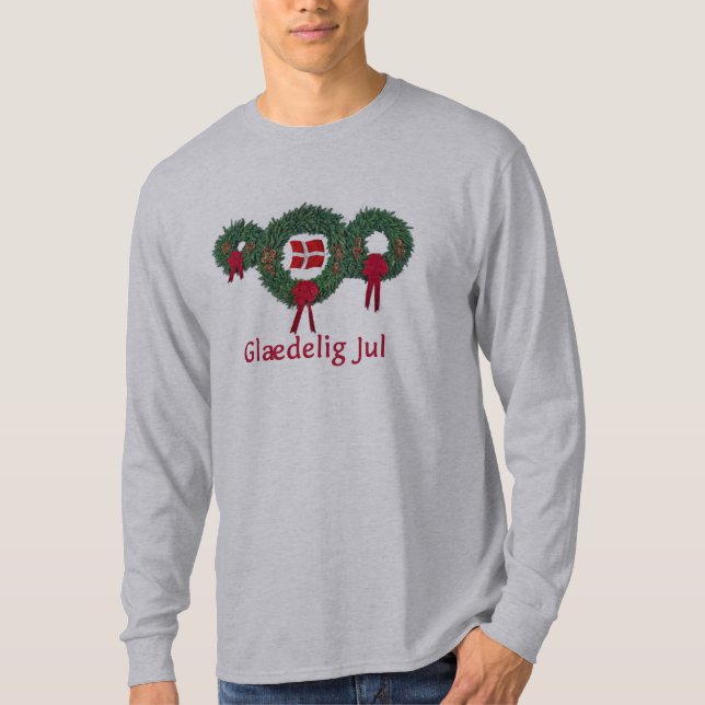 Camiseta Natal 2 de Dinamarca (Frente)