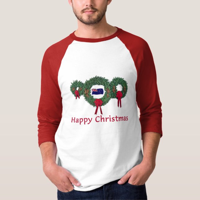 Camiseta Natal 2 de Nova Zelândia (Frente)