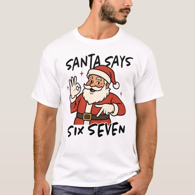 Camiseta Natal 67 Piada Meme Geração Z Seis Sete (Frente)