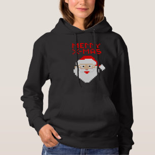 Camiseta Natal 8 Bits Pixel Papai Noel