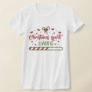 Camiseta Natal A Carregar Férias Engraçadas