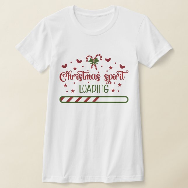 Camiseta Natal A Carregar Férias Engraçadas (Postura )