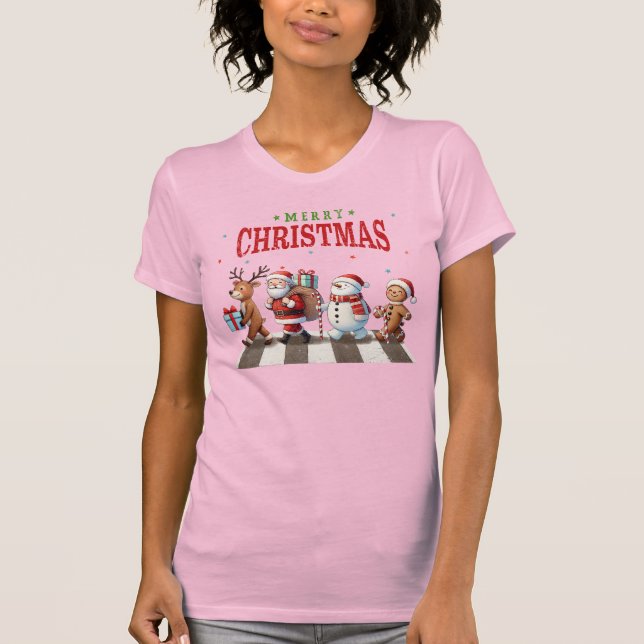 Camiseta Natal Abbey Road  (Frente)