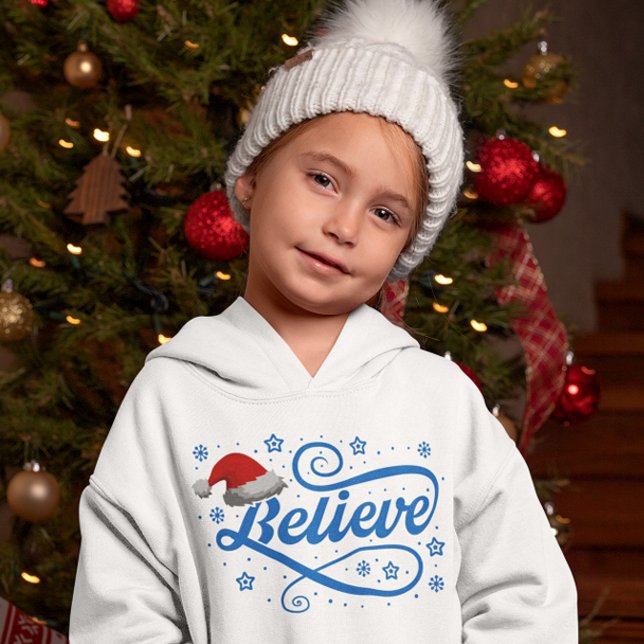 Camiseta Natal Acredita no Pai Natal - Papai Noel Branco (Criador carregado)