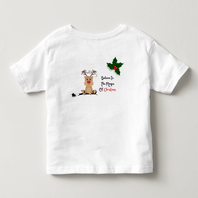 Camiseta natal acredite na magia do natal (Verso)