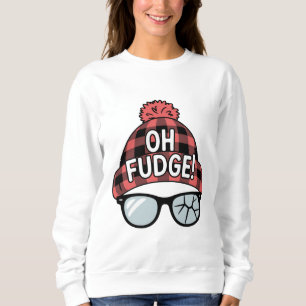 Camiseta Natal Ah, Fudge Férias de Natal Piada de Férias