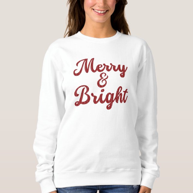 Camiseta Natal Alegre e Brilhante (Frente)
