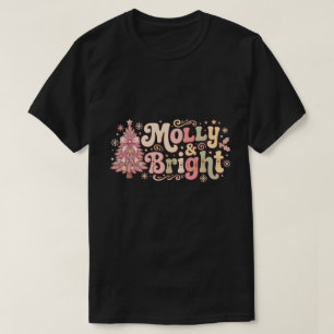 Camiseta Natal Alegre e Brilhante Fofo