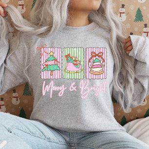 Camiseta Natal Alegre e Brilhante Préppy