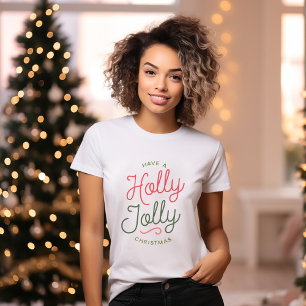Camiseta Natal Alegre e Feliz