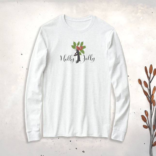 Camiseta Natal Alegre e Fofo Pinguim Divertido (Criador carregado)