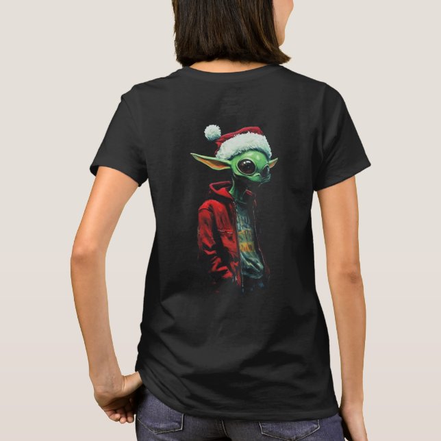 Camiseta Natal Alien (Modelo II) (Verso)