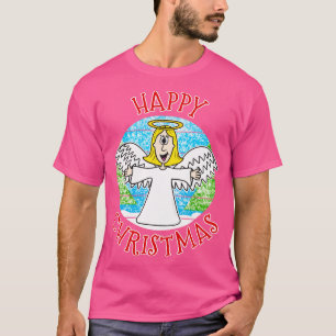 Camiseta Natal Angel Natividade Church Xmas 2022