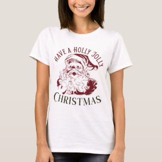 Camiseta Natal Antigo Alegre e Divertido