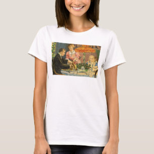 Camiseta Natal Antigo, Jantar de Família Vitoriano