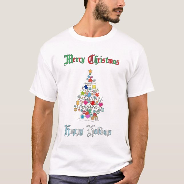 Camiseta Natal autista (Frente)
