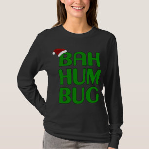 Camiseta Natal Bah Humbug Xmas Humbug Santa Hat